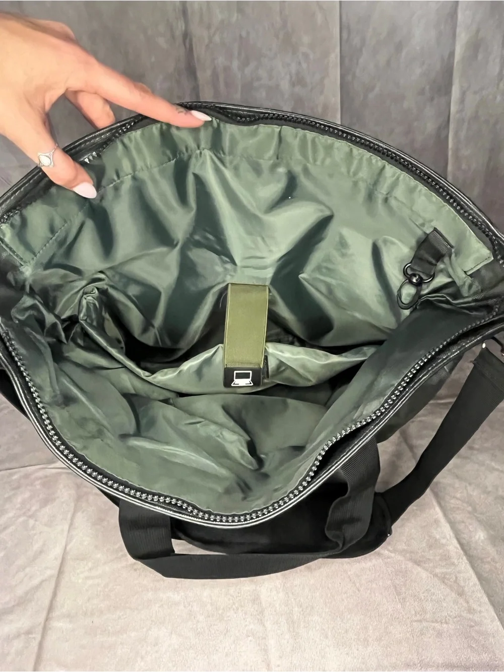 Duchamp London Camo Tote Bag Travel Laptop Weekender